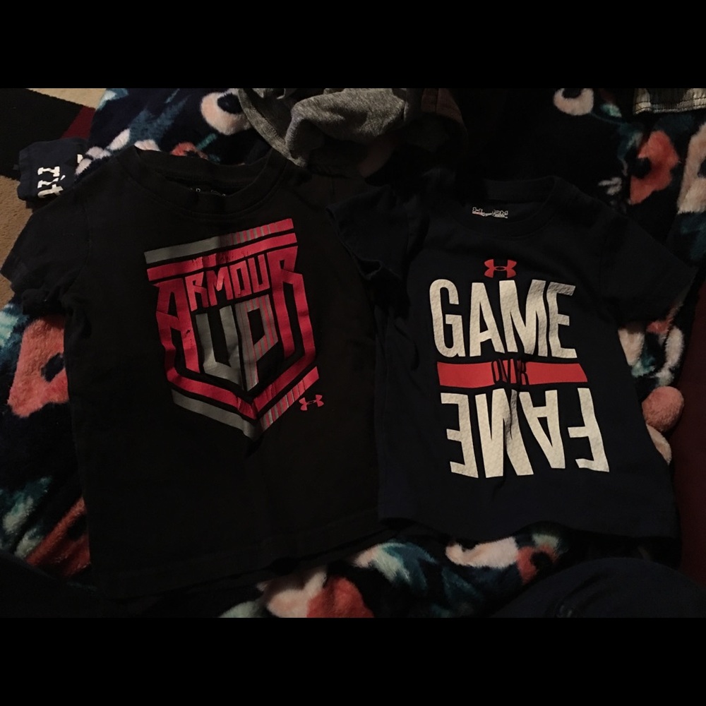 Boys 12 month under armour tops